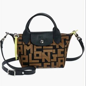 Longchamp Logo Top Handle Crossbody Bag